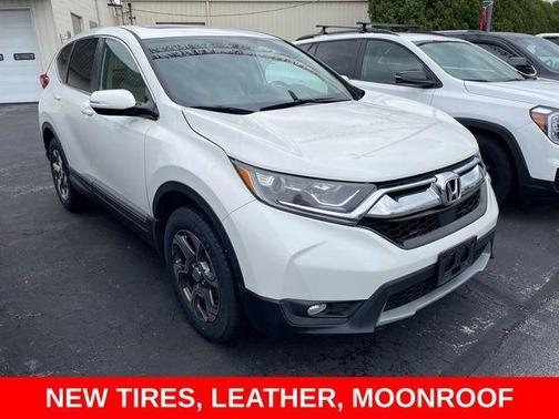 White 2017 Honda CR-V EX-L