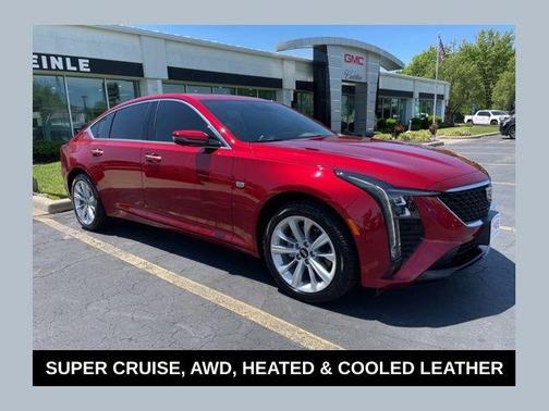 Radiant Red 2026 Cadillac CT5 Premium Luxury AWD