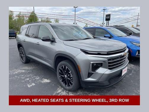 Sterling Gray Metallic 2025 Chevrolet Traverse LT