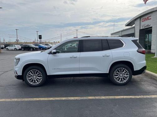 Glacier White 2026 GMC Acadia Denali