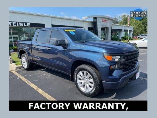 Northsky Blue Metallic 2022 Chevrolet Silverado 1500 Custom