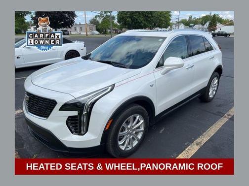 Crystal White Tri-Coat 2023 Cadillac XT4 Luxury