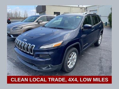 True Blue Pearlcoat 2014 Jeep Cherokee Latitude