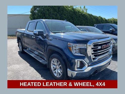 Pacific Blue Metallic 2021 GMC Sierra 1500 SLT