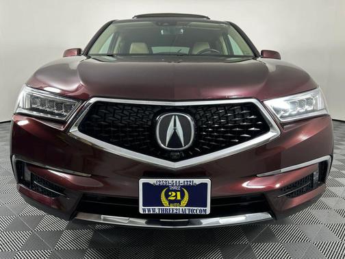 Dark Cherry Pearl 2017 Acura MDX 3.5L