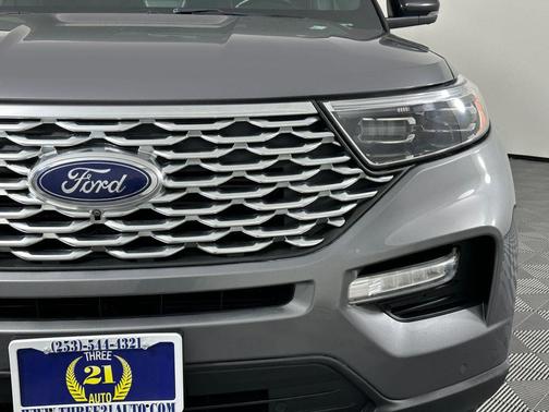 Carbonized Gray Metallic 2021 Ford Explorer Platinum