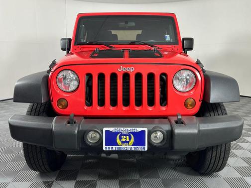 Red 2013 Jeep Wrangler Sport