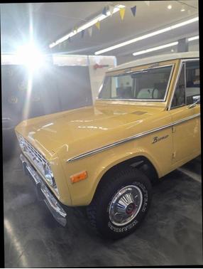 Yellow 1973 Ford Bronco