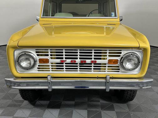 Yellow 1973 Ford Bronco