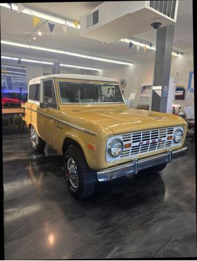Yellow 1973 Ford Bronco