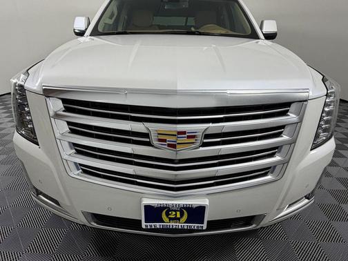 White 2016 Cadillac Escalade Platinum