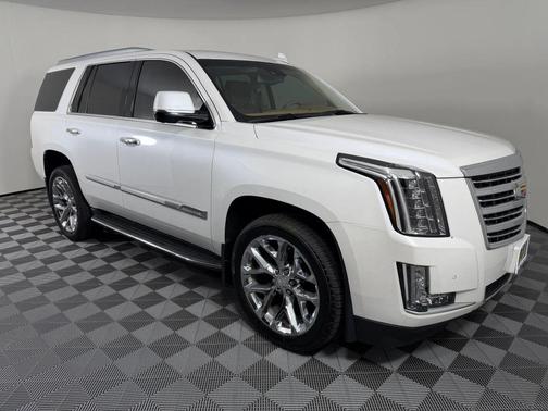 White 2016 Cadillac Escalade Platinum