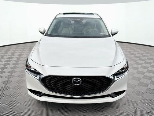 Snowflake White Pearl Mica 2026 Mazda Mazda3 FWD w/Preferred Package