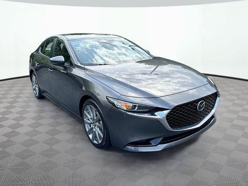 Machine Gray Metallic 2025 Mazda Mazda3 FWD w/Preferred Package