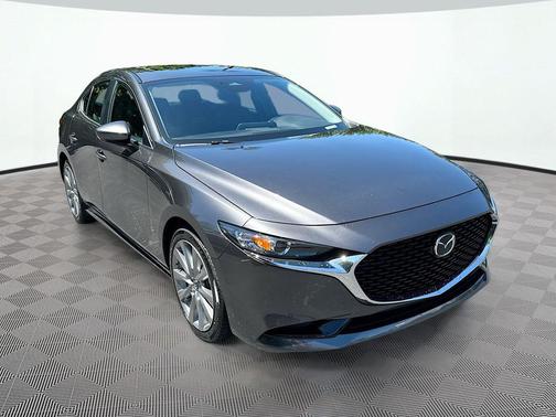 Machine Gray Metallic 2025 Mazda Mazda3 FWD w/Preferred Package