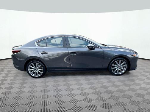 Machine Gray Metallic 2025 Mazda Mazda3 FWD w/Preferred Package