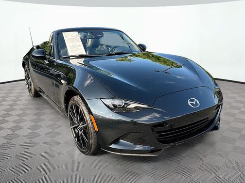 Jet Black Mica 2024 Mazda MX-5 Miata Grand Touring