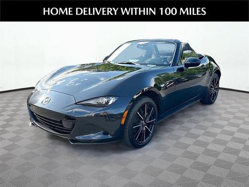 Jet Black Mica 2024 Mazda MX-5 Miata Grand Touring