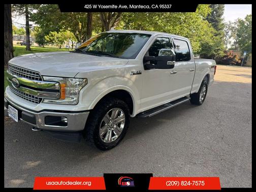 White 2018 Ford F-150 Lariat