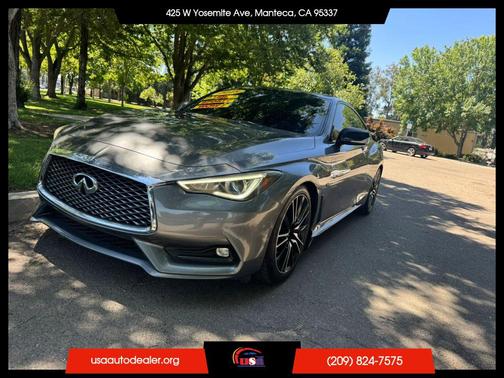 Graphite Shadow 2018 INFINITI Q60 3.0t Sport