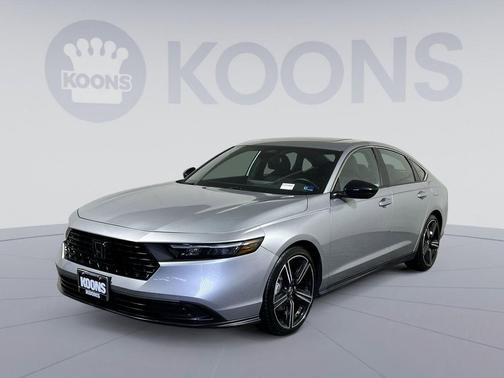 Solar Silver Metallic 2024 Honda Accord Hybrid Sport
