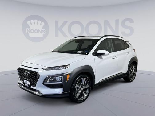Chalk White 2020 Hyundai KONA Ultimate