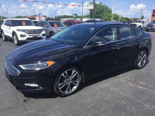Shadow Black 2018 Ford Fusion Titanium