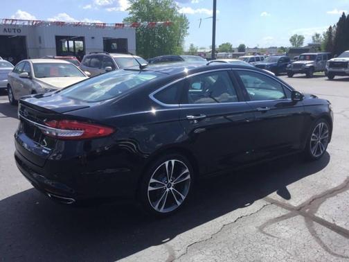 Shadow Black 2018 Ford Fusion Titanium