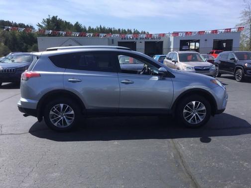 Gray 2018 Toyota RAV4 Hybrid XLE
