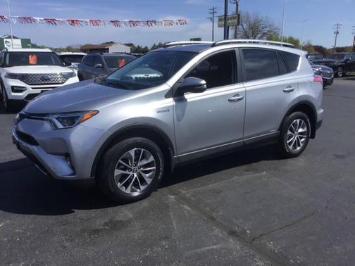 Gray 2018 Toyota RAV4 Hybrid XLE