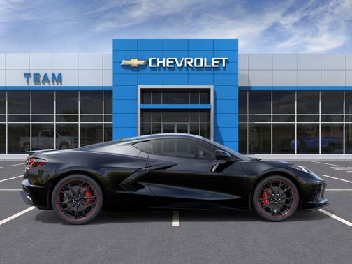 Black 2026 Chevrolet Corvette Stingray w/1LT