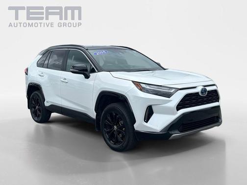 Midnight Black Metallic 2024 Toyota RAV4 Hybrid XSE