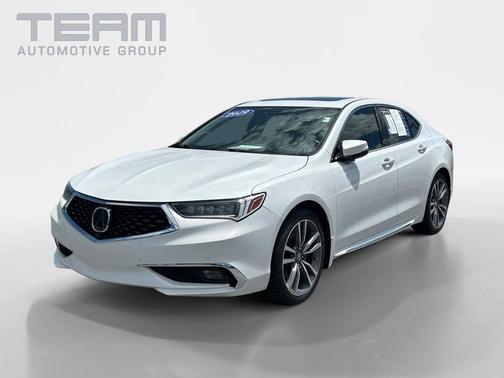 Platinum White Pearl 2019 Acura TLX V6 Advance