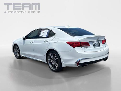Platinum White Pearl 2019 Acura TLX V6 Advance
