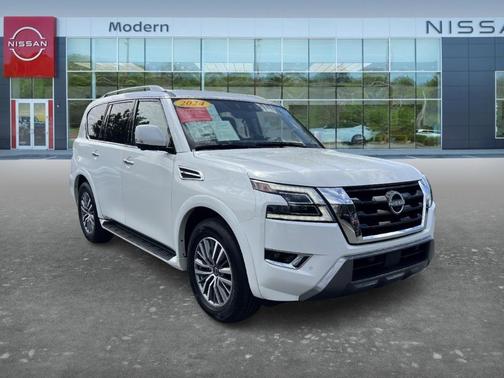 White 2024 Nissan Armada SL