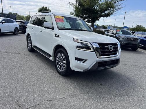 White 2024 Nissan Armada SL