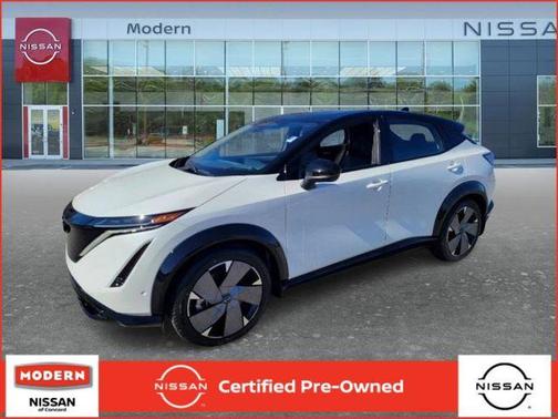 2t Wht Blk Roof 2024 Nissan ARIYA PLATINUM+