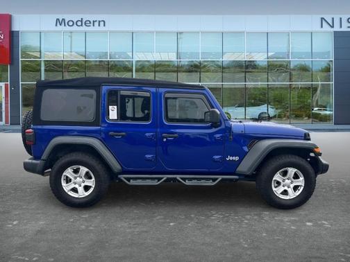 Blue 2018 Jeep Wrangler Unlimited Sport