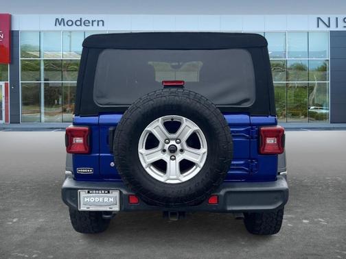 Blue 2018 Jeep Wrangler Unlimited Sport