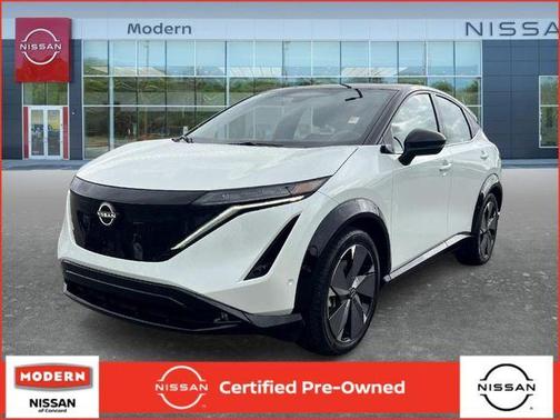 2t Wht Blk Roof 2024 Nissan ARIYA PLATINUM+