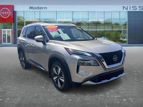 Champagne Silver 2023 Nissan Rogue Platinum