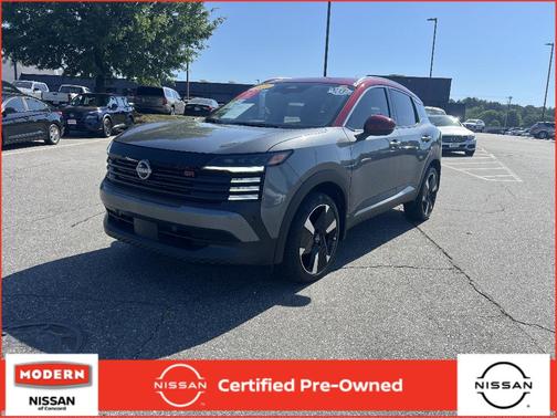 2t Gun Red Roof 2025 Nissan Kicks SR