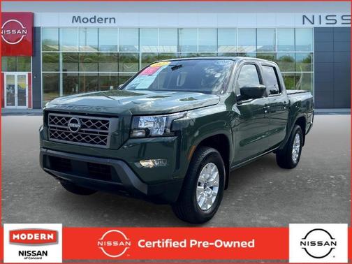Tactical Green 2022 Nissan Frontier SV