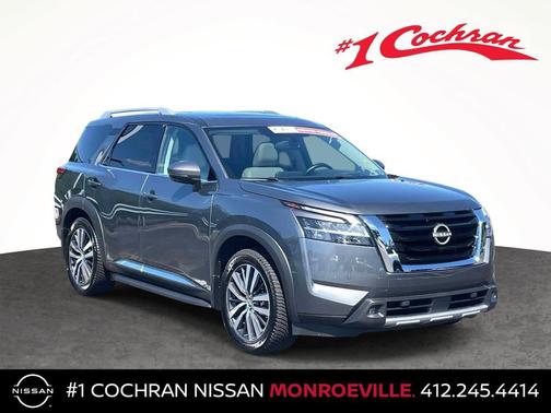 Gun Metallic 2022 Nissan Pathfinder Platinum 4WD