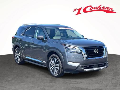 Gun Metallic 2022 Nissan Pathfinder Platinum 4WD