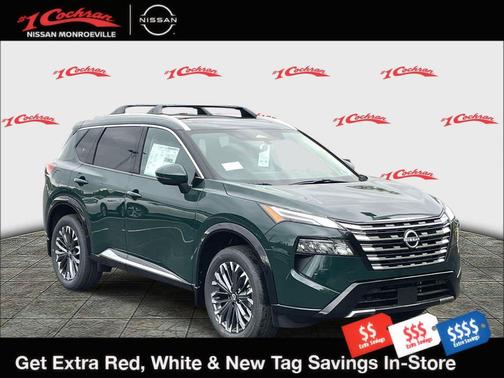 Obsidian Green 2026 Nissan Rogue Platinum