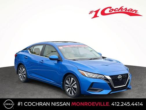 Electric Blue Metallic 2023 Nissan Sentra SV