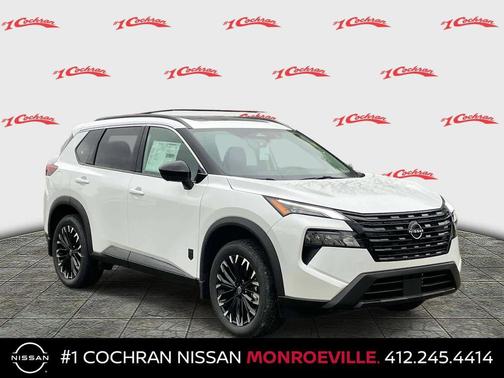 Everest White Pearl Tricoat 2026 Nissan Rogue Dark Armor