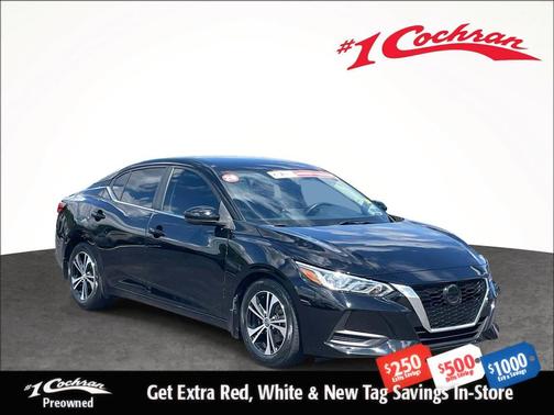 Super Black 2020 Nissan Sentra SV