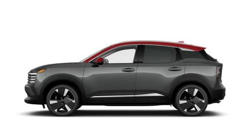 Gun Metallic/Scarlet Ember Tintcoat 2026 Nissan Kicks SR